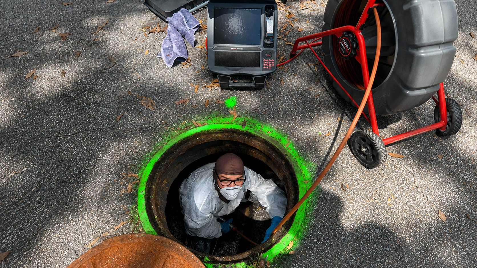 Sewer cleaning and jetting service